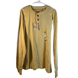 Red Head Brand Co. Long Sleeve Yellow Size L